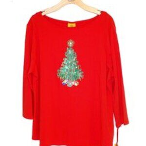 Ruby & Rd Christmas Tree Sweater